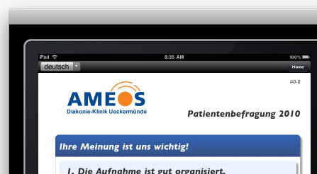 iPad Patientenbefragung